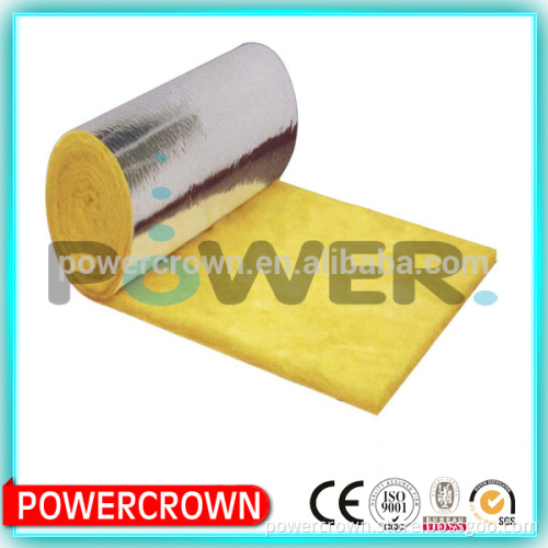 made in china thermal insulation materials glass wool insulation with aluminum foil for wall high density